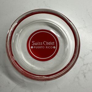 Swiss Chalet Ashtray Puerto Rico Vintage MCM 1960s Trinket Dish